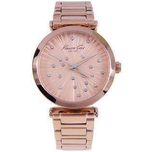 Kenneth Cole  rosaforgyldt stål Quartz Dame ur, model KC0019